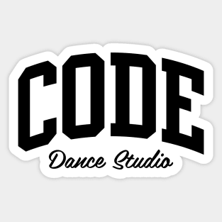 CODE Dance Studio Sticker